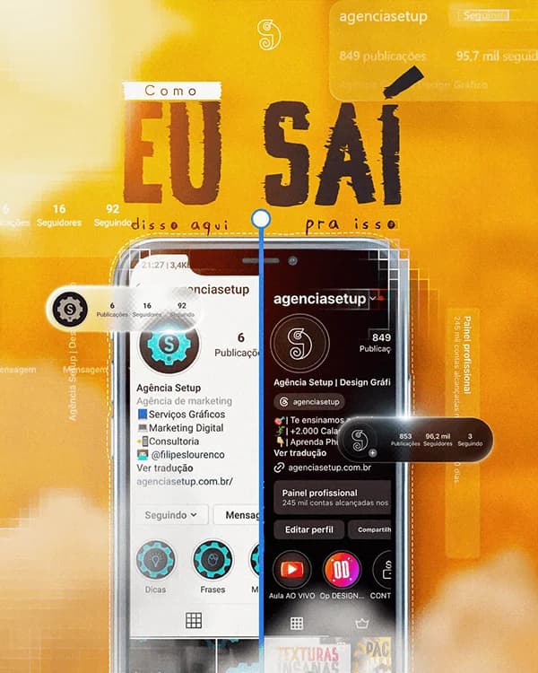 Imagem do case Social Media | Agência Setup
