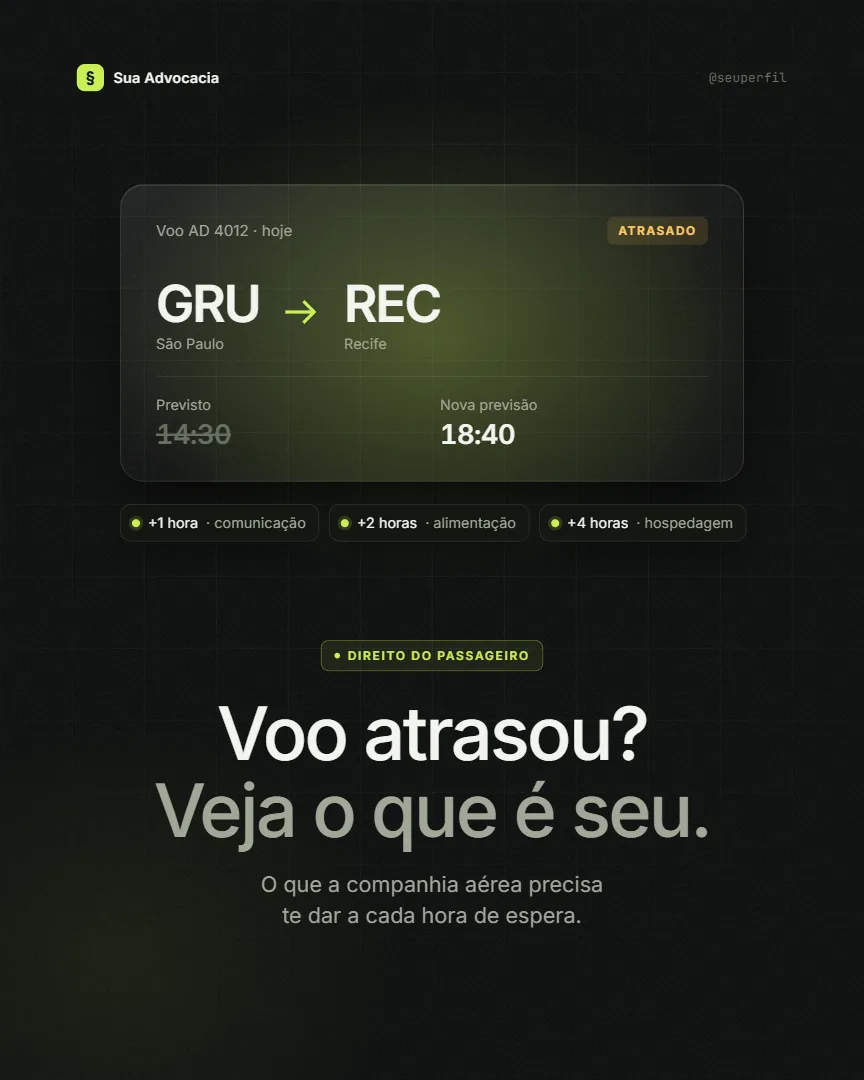 Post de exemplo no estilo Advocacia